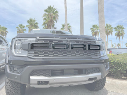 Grille Letter Overlays Fits 2024-2027 Ford Ranger Raptor