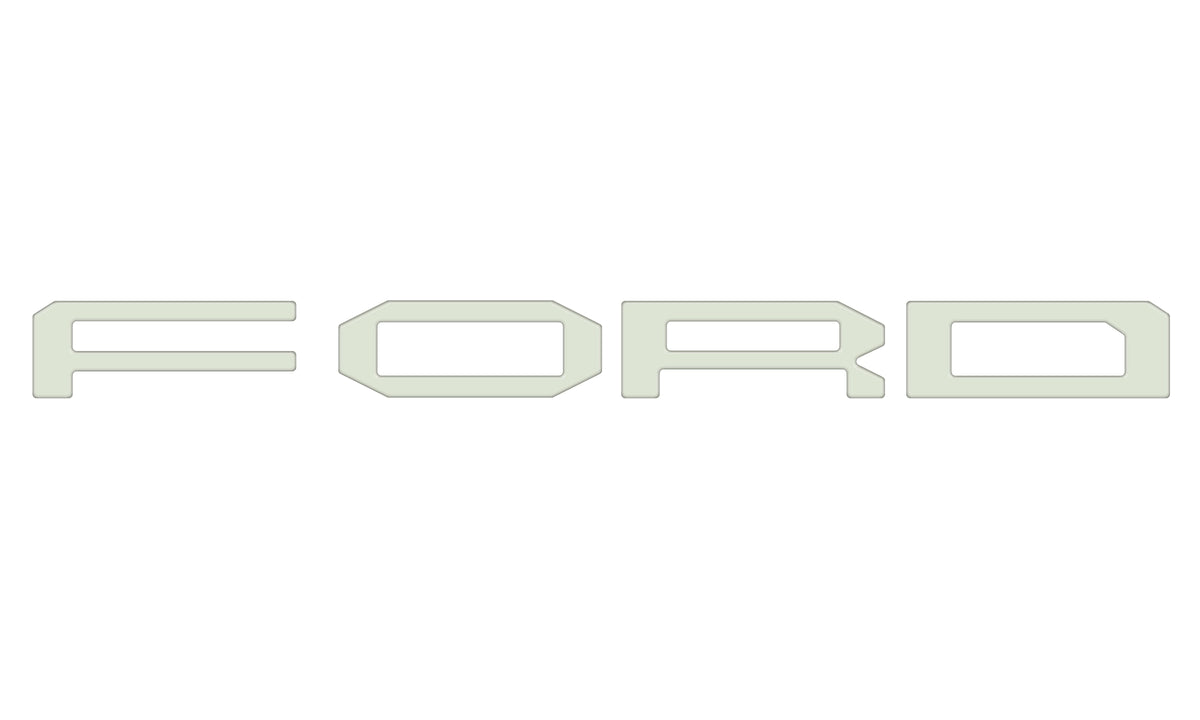 Grille Letter Overlays Fits 2024-2027 Ford Ranger Raptor
