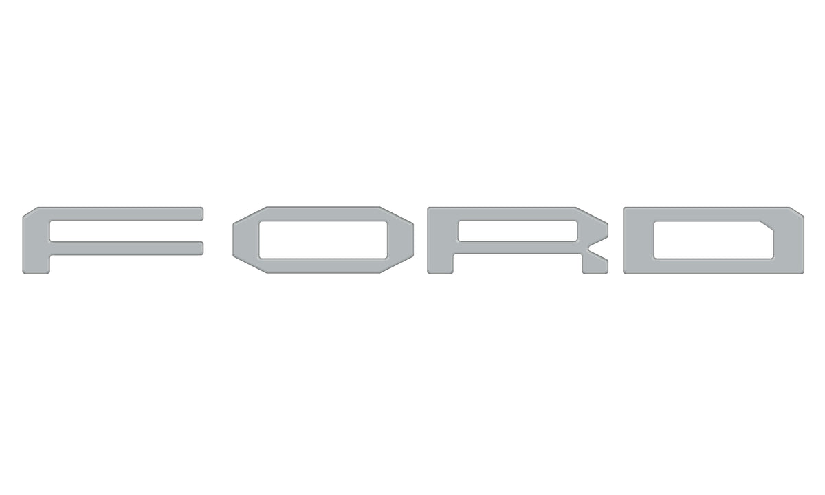 Grille Letter Overlays Fits 2024-2027 Ford Ranger Raptor