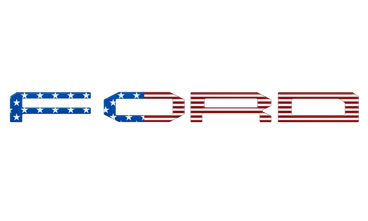 Grille Letter Overlays Fits 2024-2027 Ford Ranger Raptor