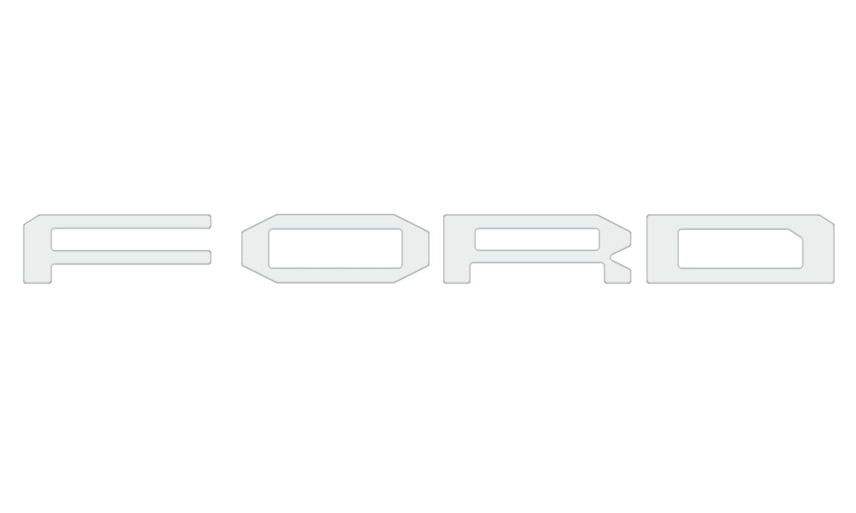 Grille Letter Overlays Fits 2024-2027 Ford Ranger Raptor