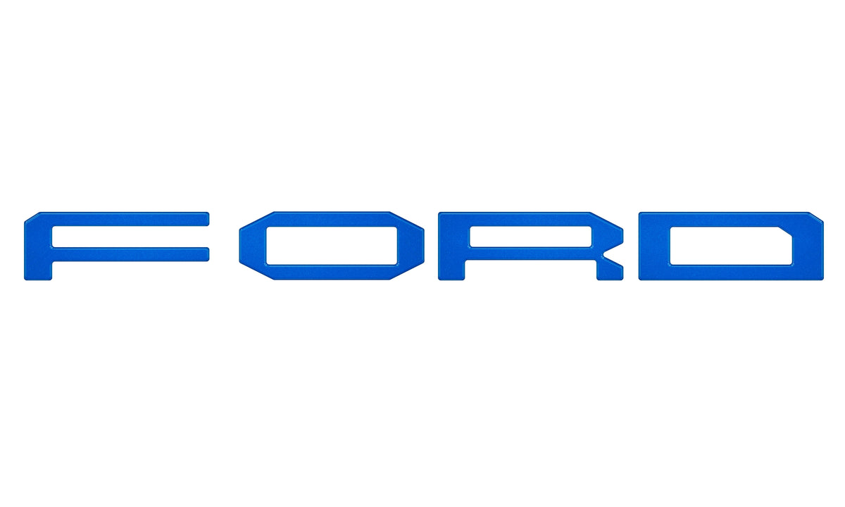Grille Letter Overlays Fits 2024-2027 Ford Ranger Raptor