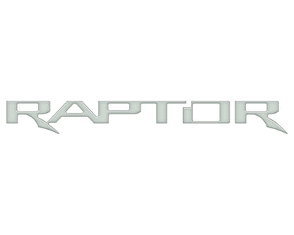 Raptor Tailgate Emblem Inserts Fits 2024-2027 Ford Ranger