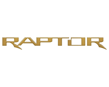Raptor Tailgate Emblem Inserts Fits 2024-2027 Ford Ranger