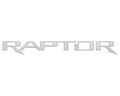 Raptor Tailgate Emblem Inserts Fits 2024-2027 Ford Ranger