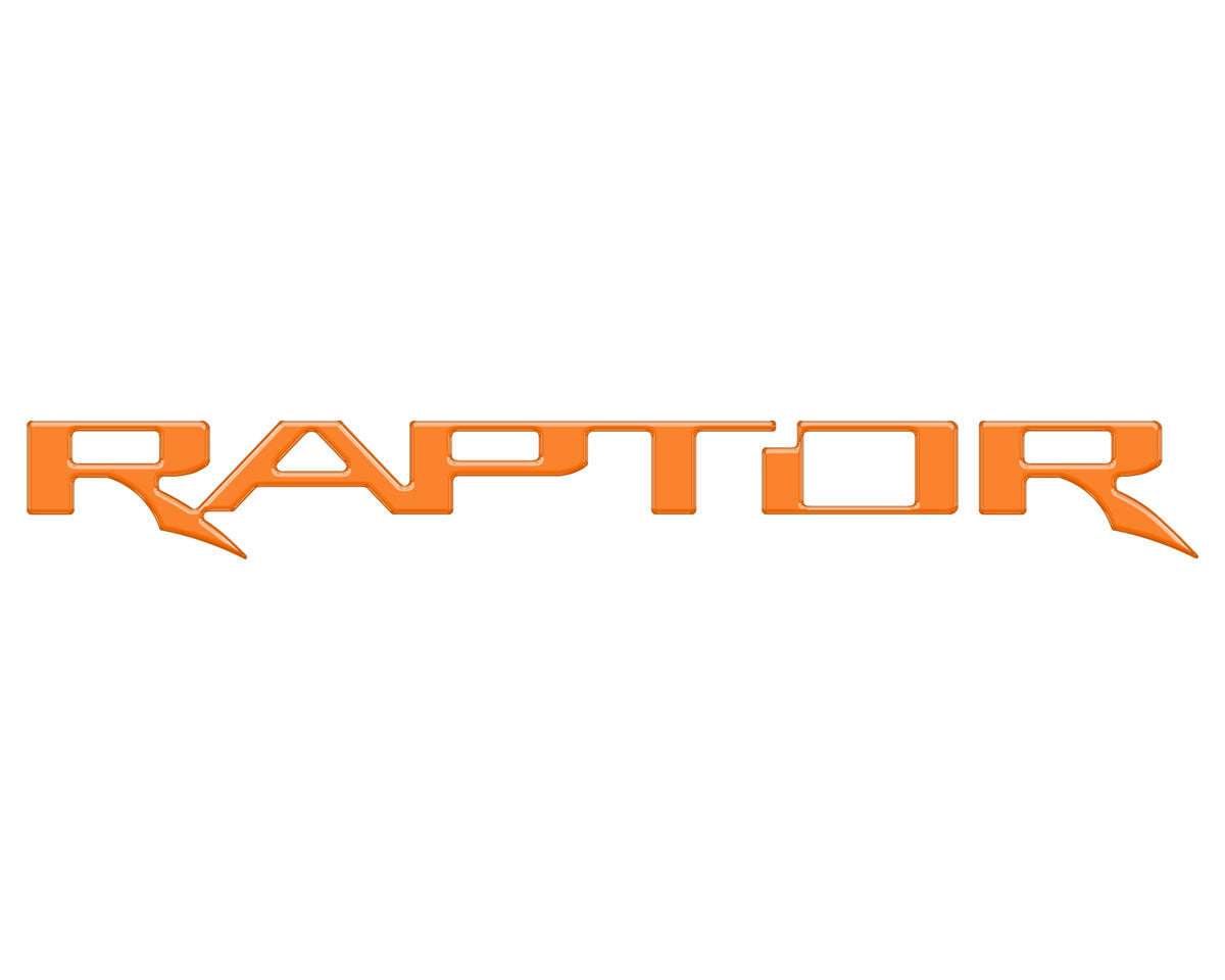 Raptor Tailgate Emblem Inserts Fits 2024-2027 Ford Ranger