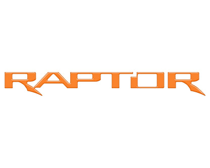 Raptor Tailgate Emblem Inserts Fits 2024-2027 Ford Ranger