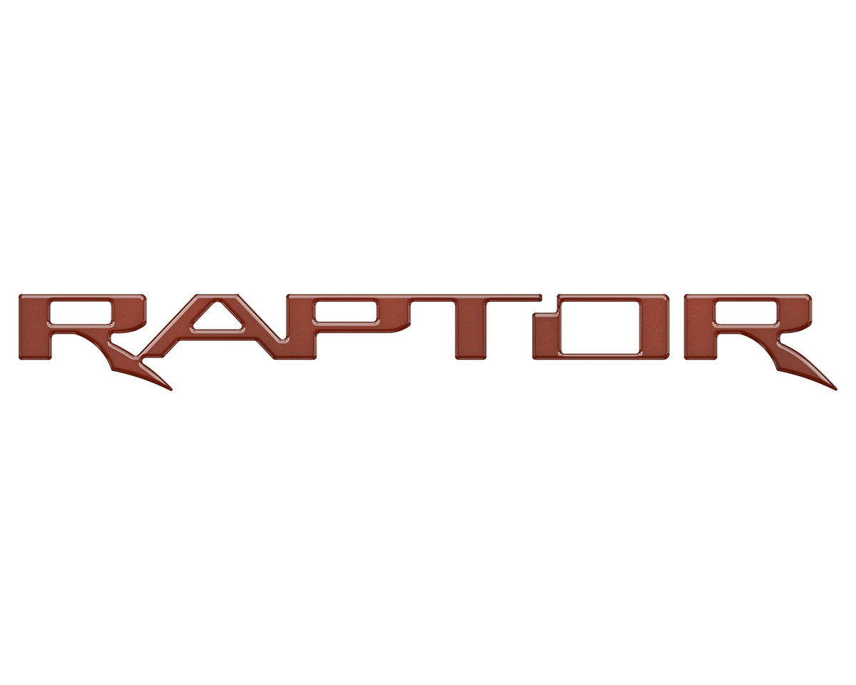 Raptor Tailgate Emblem Inserts Fits 2024-2027 Ford Ranger