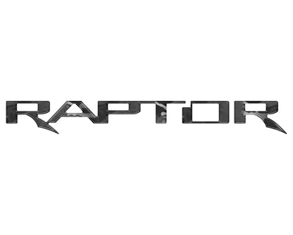 Raptor Tailgate Emblem Inserts Fits 2024-2027 Ford Ranger