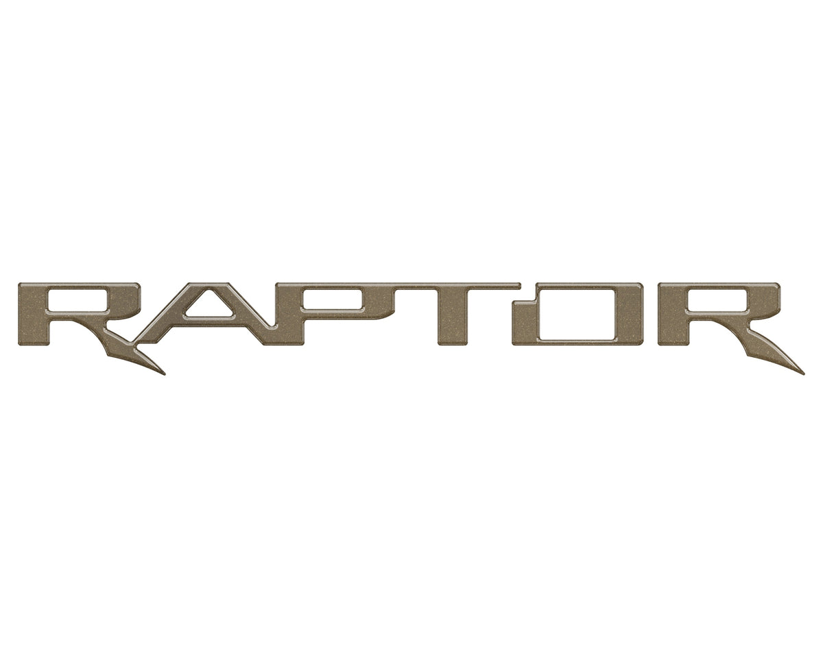 Raptor Tailgate Emblem Inserts Fits 2024-2027 Ford Ranger