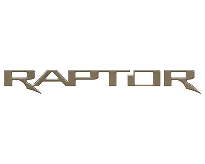 Raptor Tailgate Emblem Inserts Fits 2024-2027 Ford Ranger
