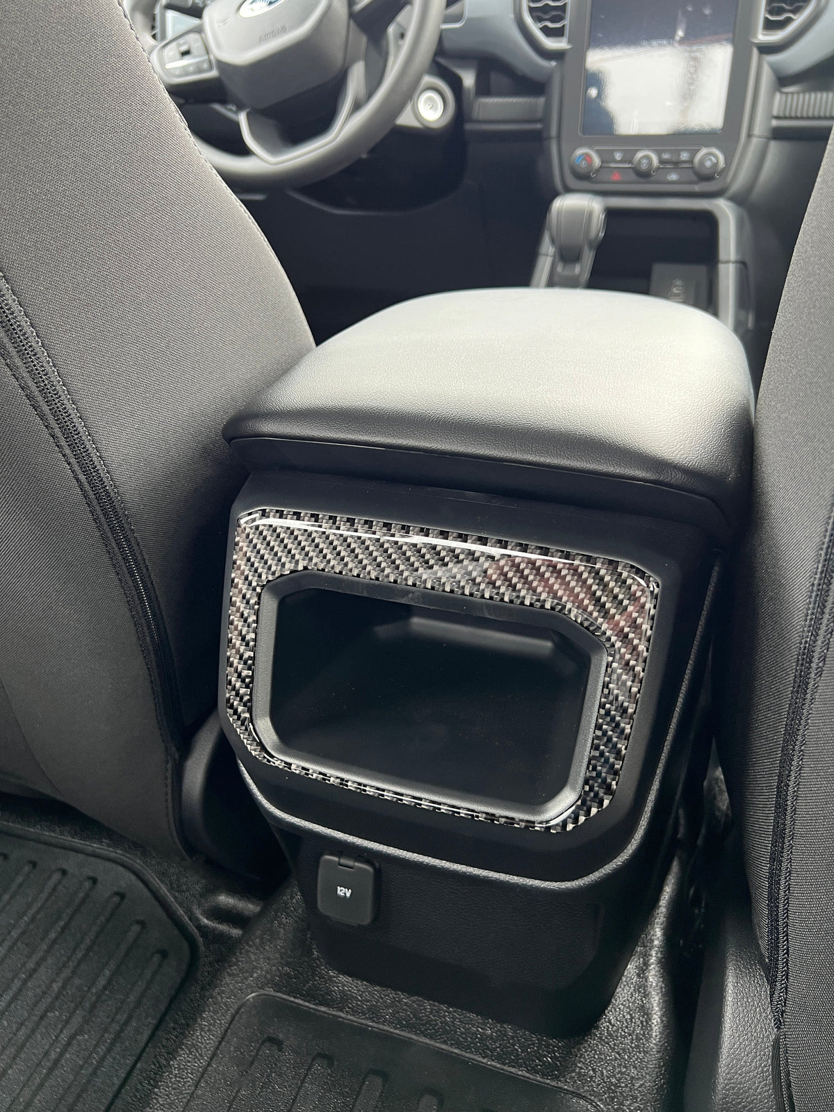 Rear Center Console Accent Trim Fits 2024-2027 Ford Ranger