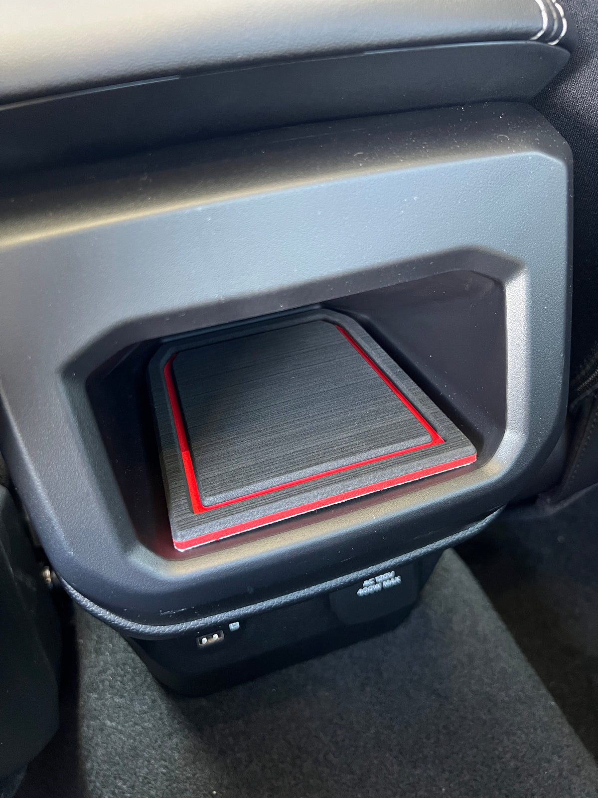 Center Console Rear Cubby Foam Inserts Fits 2024-2027 Ford Ranger