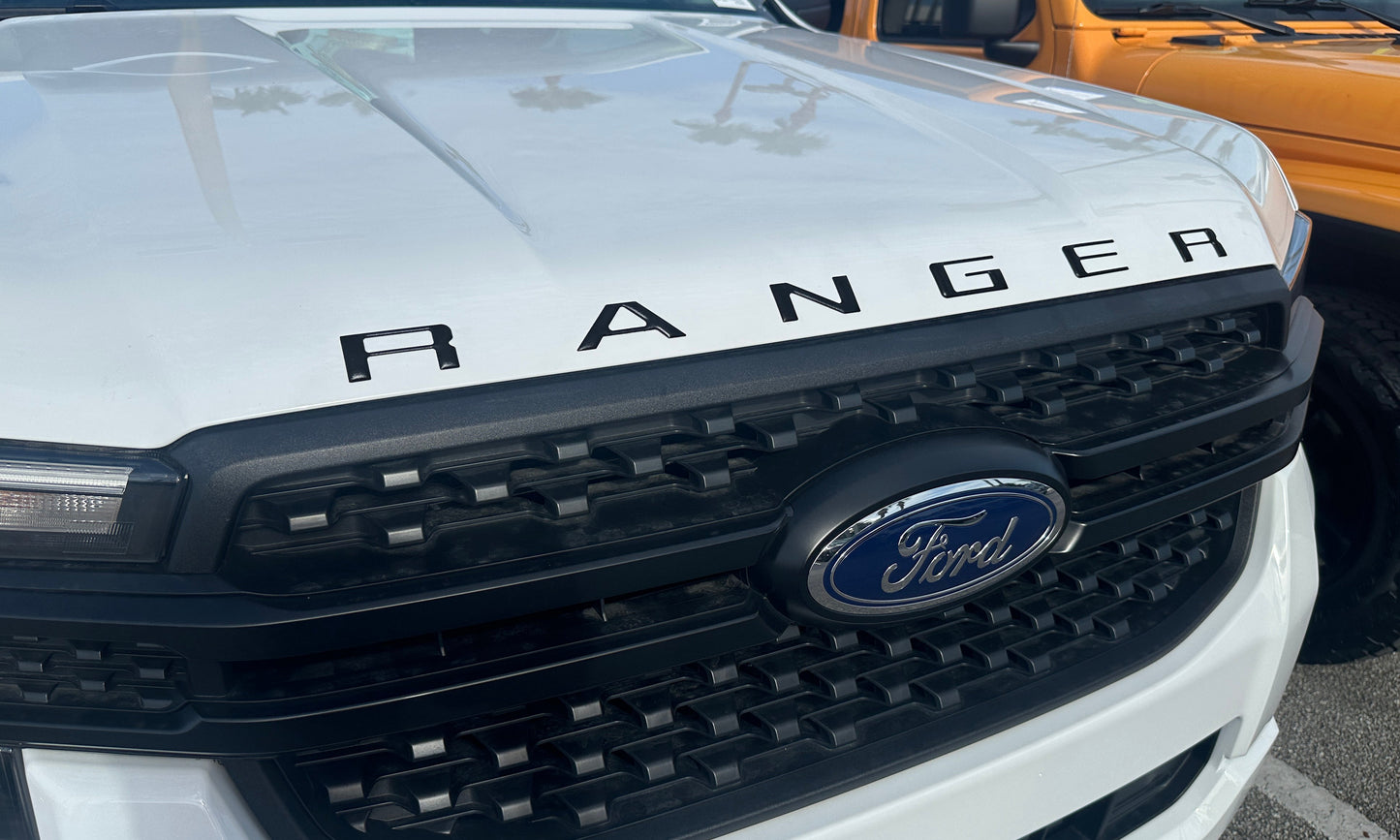 Hood Lettering Kit Fits 2024-2026 Ford Ranger