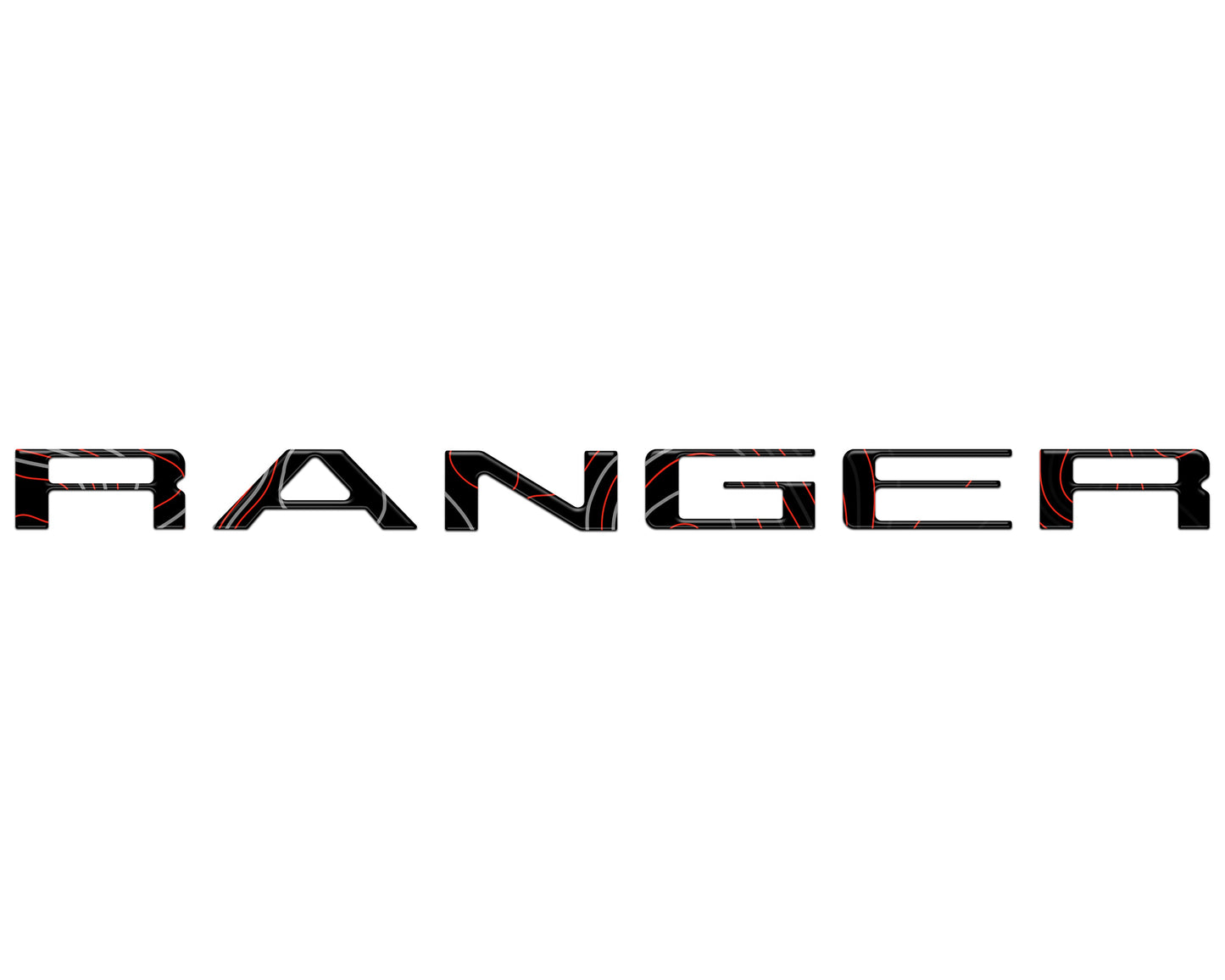 Hood Lettering Kit Fits 2024-2026 Ford Ranger