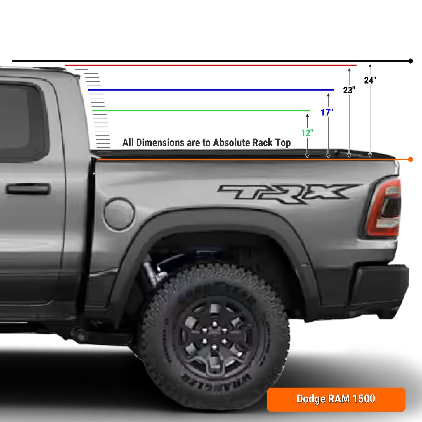 Ram 1500 Bed Rack (Straight Bed) | XTR3 Popular Builds + MOLLE Packages