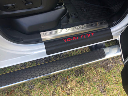 Door Sill Protection Overlays Fits 2019-2027 Ram 2500/3500