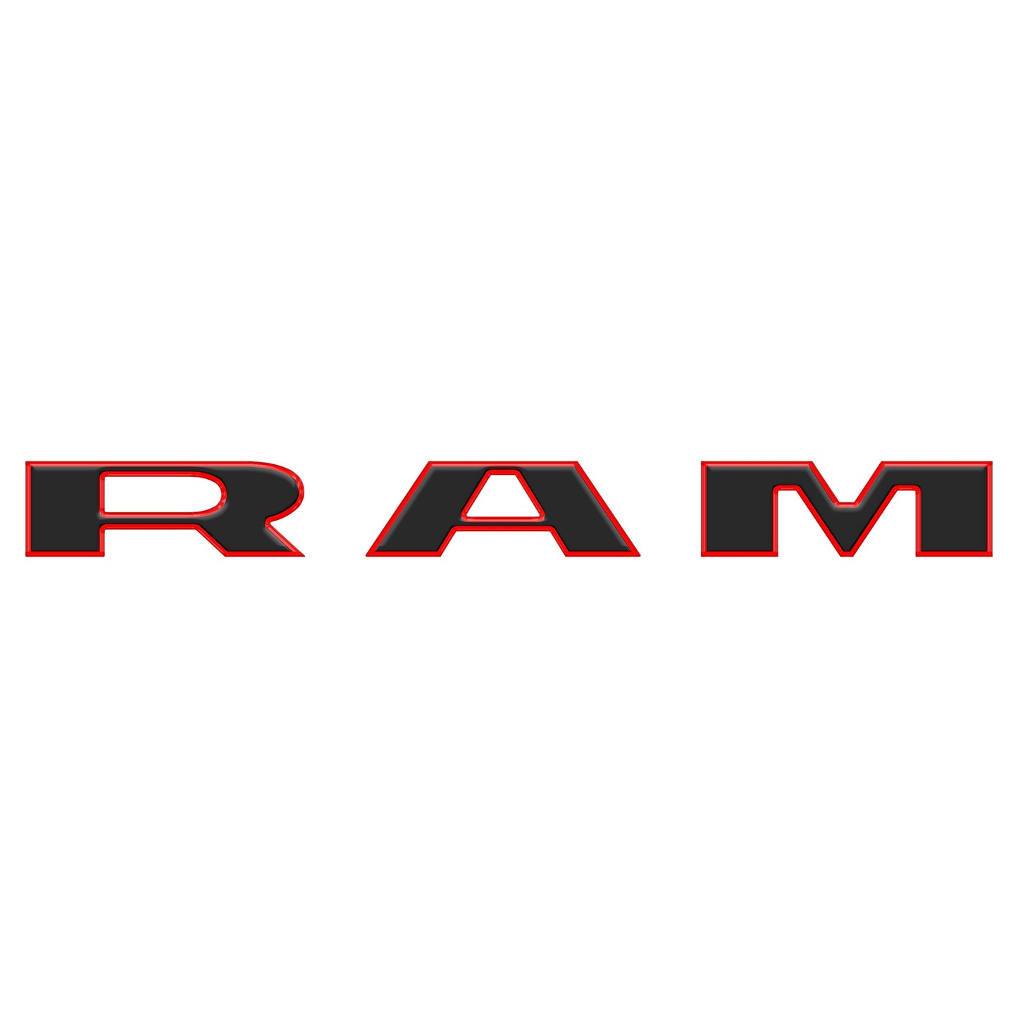 Grille Letter Overlays Fits 2025-2026 Ram 1500/2500/3500