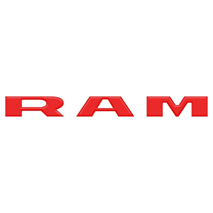 Grille Letter Overlays Fits 2025-2026 Ram 1500/2500/3500