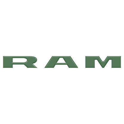 Grille Letter Overlays Fits 2025-2026 Ram 1500/2500/3500