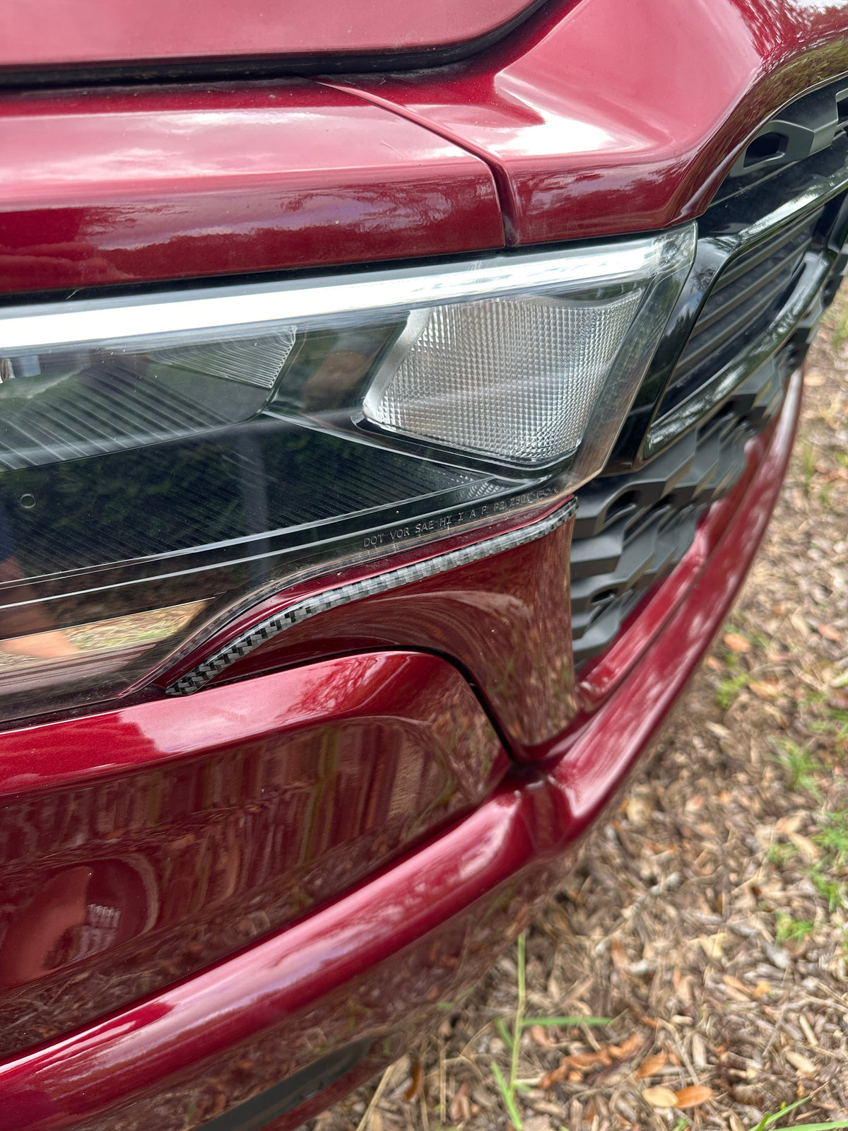 Grille Side Line Accent Trim Fits 2025-2027 Ram 1500