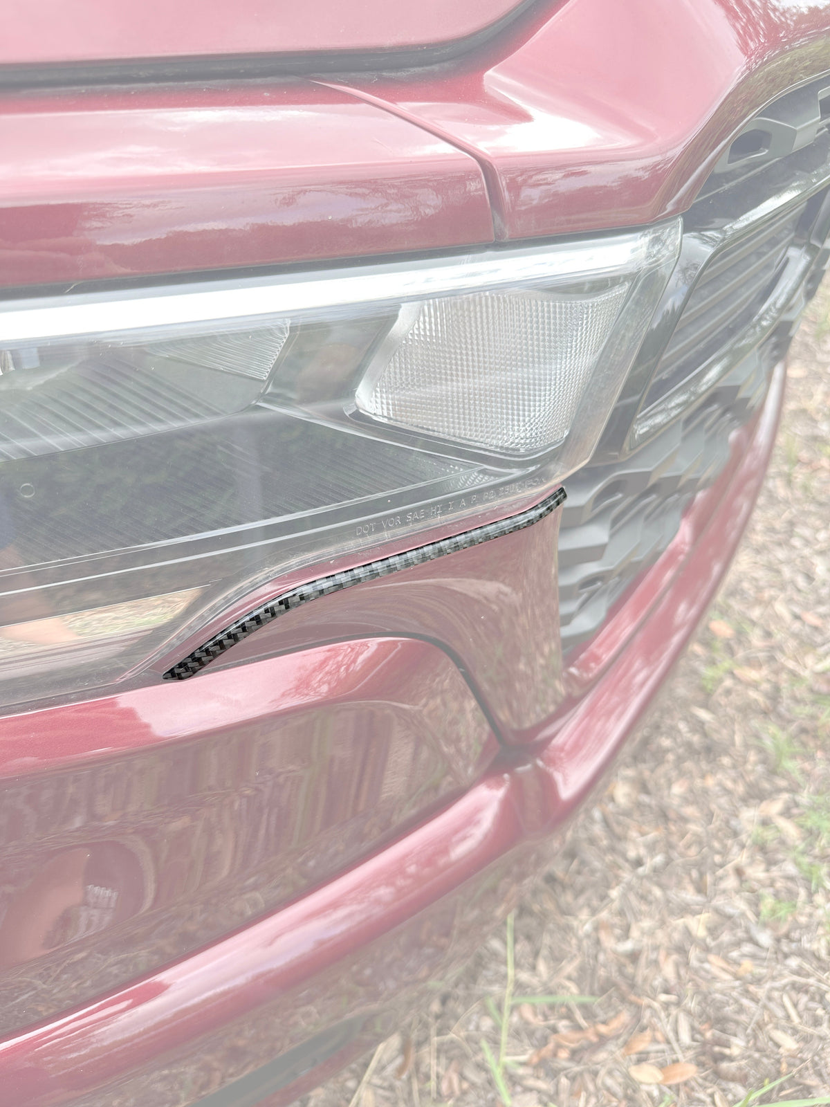 Grille Side Line Accent Trim Fits 2025-2027 Ram 1500