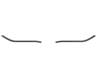Grille Side Line Accent Trim Fits 2025-2027 Ram 1500