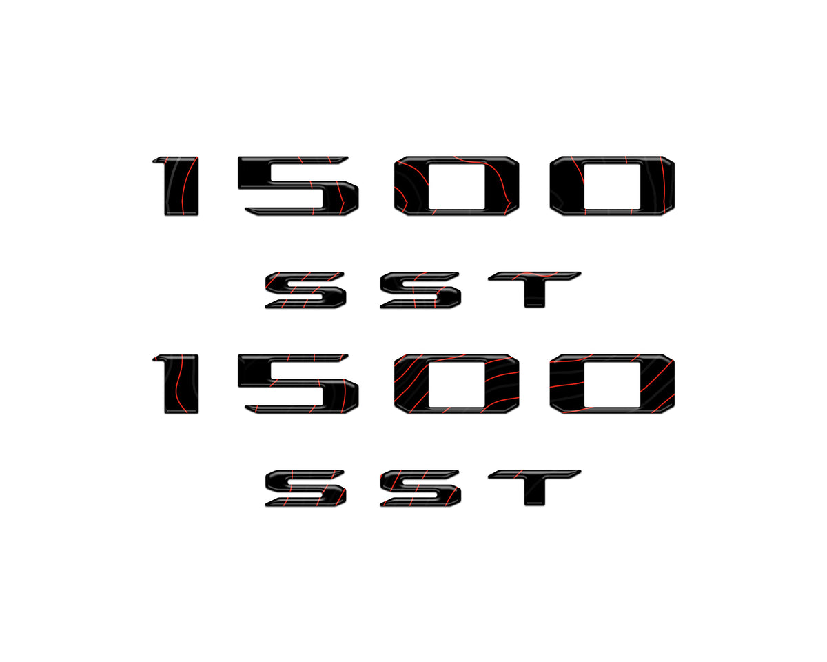 Hood Letter Overlays Fits 2025-2027 Ram 1500