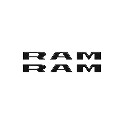 Doorsill Plate Letter Overlays Fits 2025-2027 Ram 1500/2500/3500 (Does not fit RHO model)