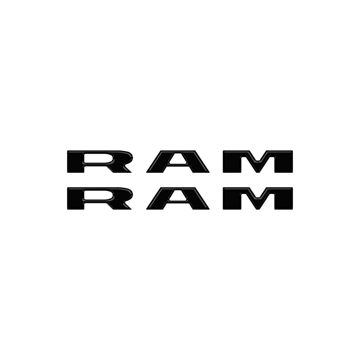 Doorsill Plate Letter Overlays Fits 2025-2027 Ram 1500/2500/3500 (Does not fit RHO model)