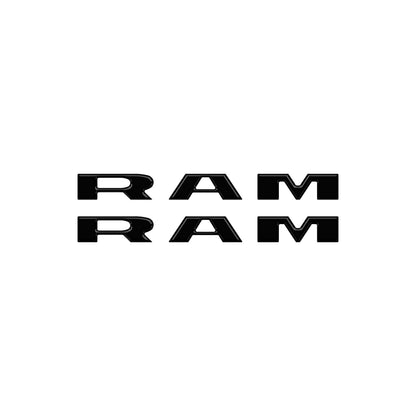 Doorsill Plate Letter Overlays Fits 2025-2027 Ram 1500/2500/3500 (Does not fit RHO model)