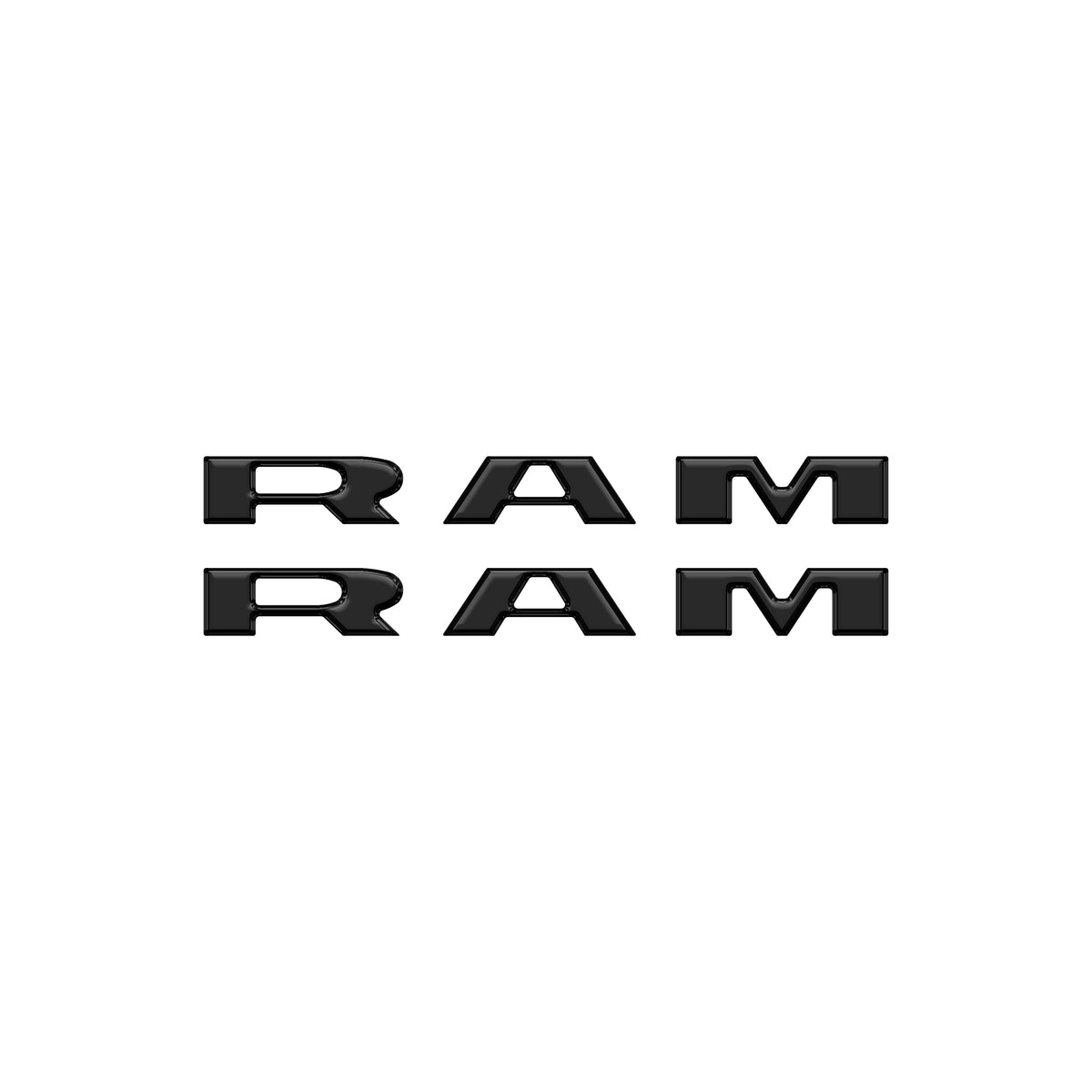 Doorsill Plate Letter Overlays Fits 2025-2027 Ram 1500/2500/3500 (Does not fit RHO model)