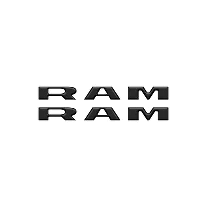 Doorsill Plate Letter Overlays Fits 2025-2027 Ram 1500/2500/3500 (Does not fit RHO model)