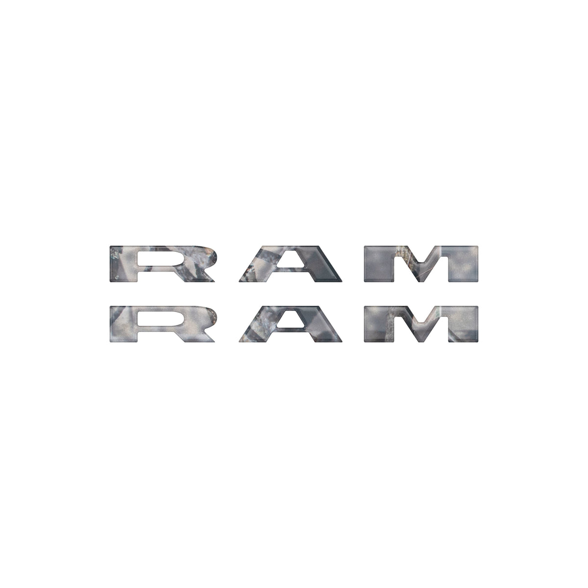 Doorsill Plate Letter Overlays Fits 2025-2027 Ram 1500/2500/3500 (Does not fit RHO model)