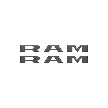 Doorsill Plate Letter Overlays Fits 2025-2027 Ram 1500/2500/3500 (Does not fit RHO model)