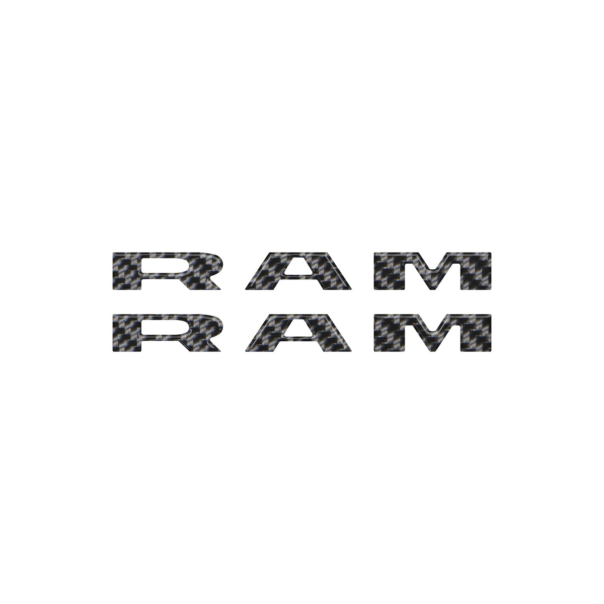 Doorsill Plate Letter Overlays Fits 2025-2027 Ram 1500/2500/3500 (Does not fit RHO model)
