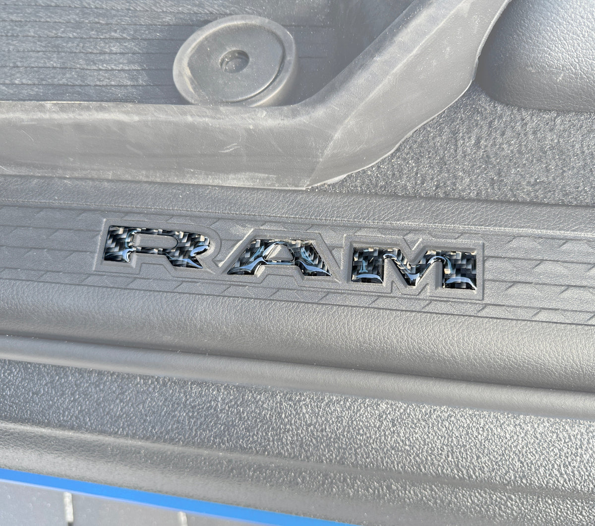 Doorsill Plate Letter Overlays Fits 2025-2027 Ram 1500/2500/3500 (Does not fit RHO model)