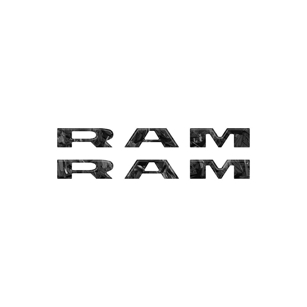 Doorsill Plate Letter Overlays Fits 2025-2027 Ram 1500/2500/3500 (Does not fit RHO model)