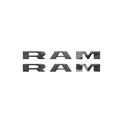 Doorsill Plate Letter Overlays Fits 2025-2027 Ram 1500/2500/3500 (Does not fit RHO model)