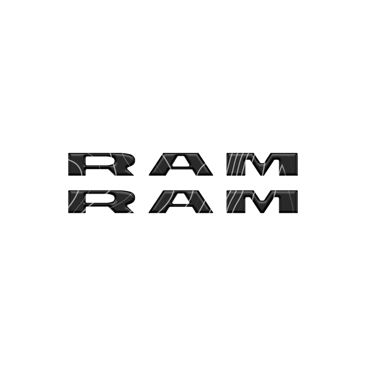Doorsill Plate Letter Overlays Fits 2025-2027 Ram 1500/2500/3500 (Does not fit RHO model)