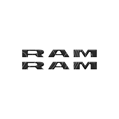 Doorsill Plate Letter Overlays Fits 2025-2027 Ram 1500/2500/3500 (Does not fit RHO model)