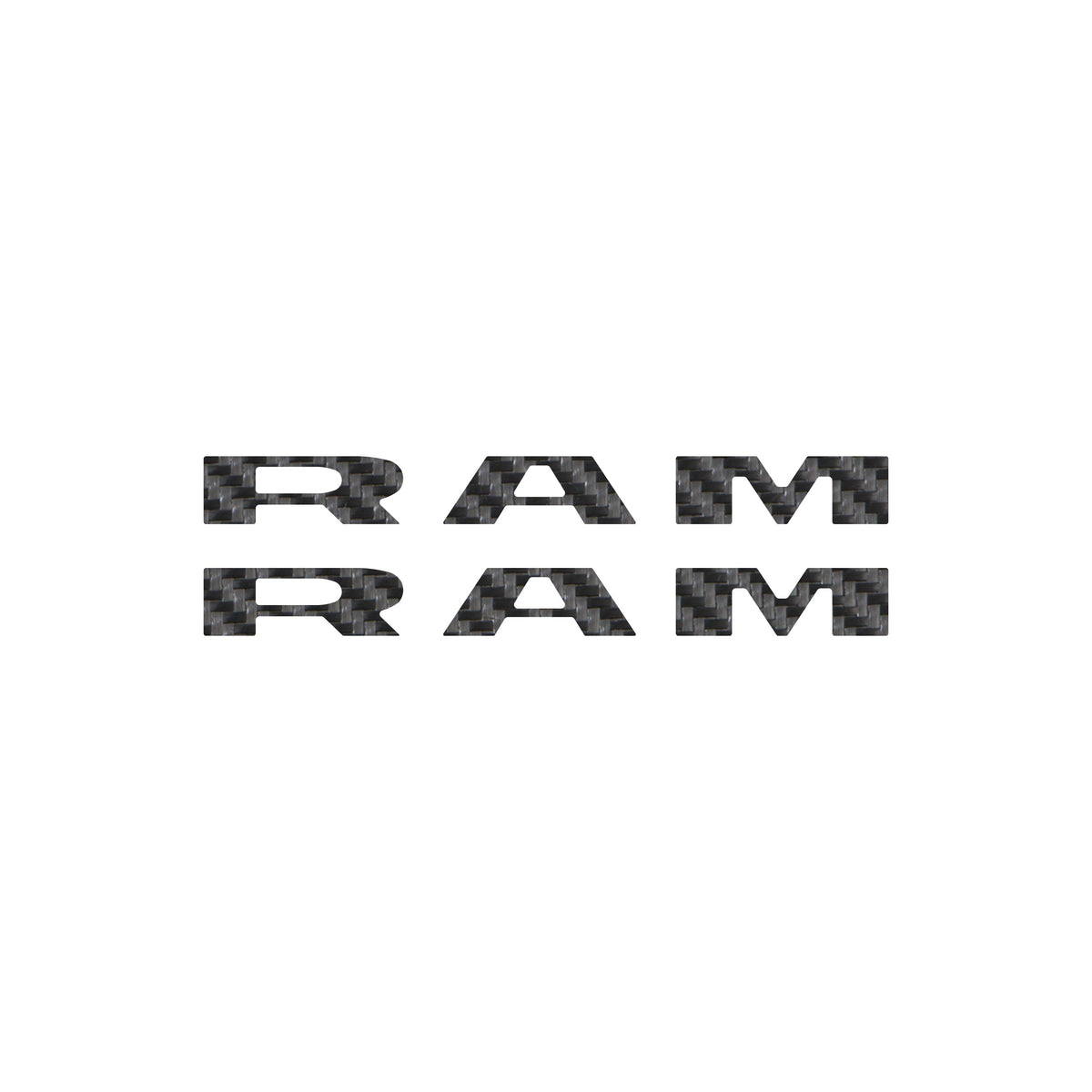 Doorsill Plate Letter Overlays Fits 2025-2027 Ram 1500/2500/3500 (Does not fit RHO model)