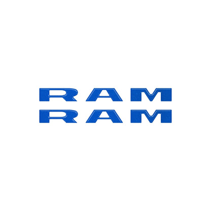 Doorsill Plate Letter Overlays Fits 2025-2027 Ram 1500/2500/3500 (Does not fit RHO model)