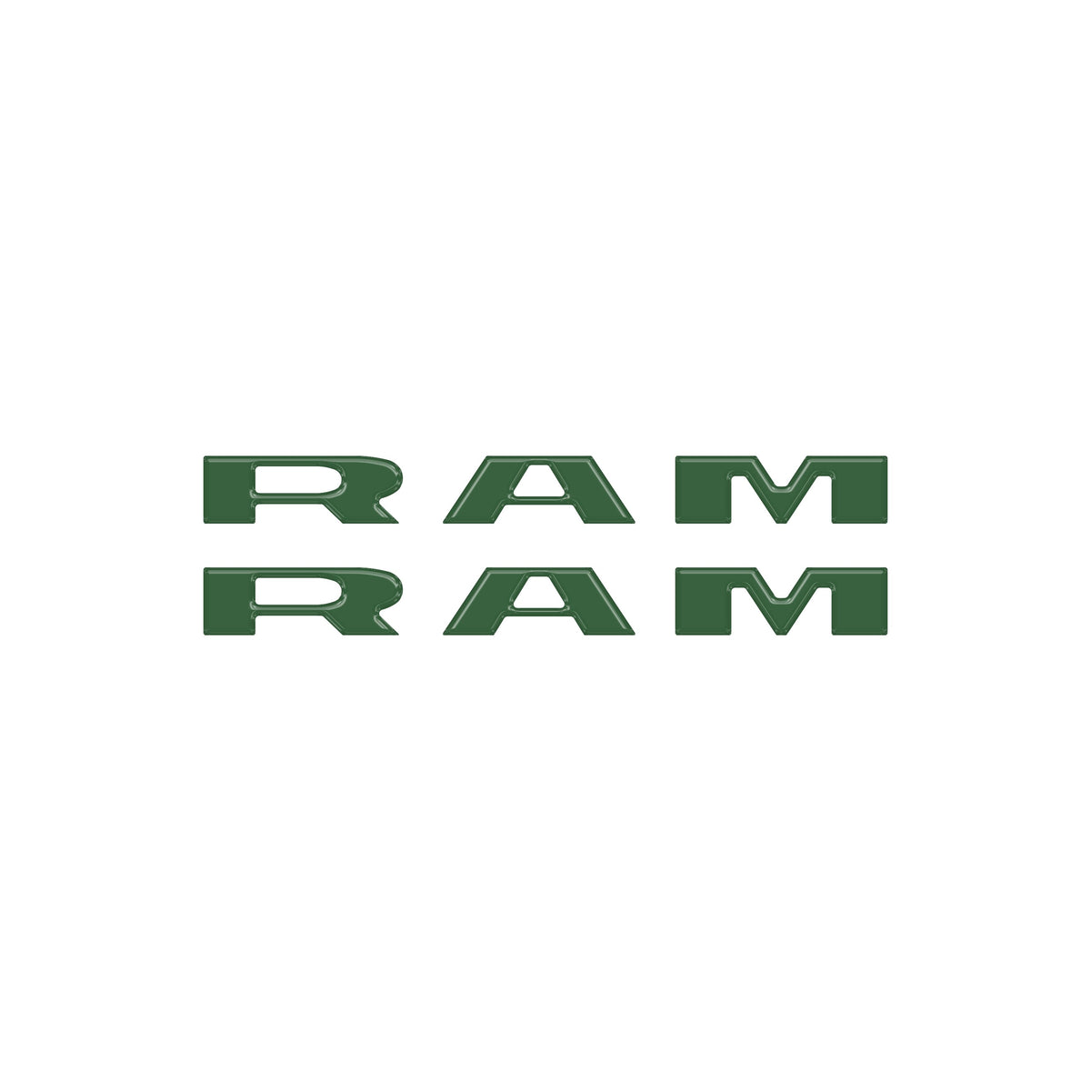 Doorsill Plate Letter Overlays Fits 2025-2027 Ram 1500/2500/3500 (Does not fit RHO model)