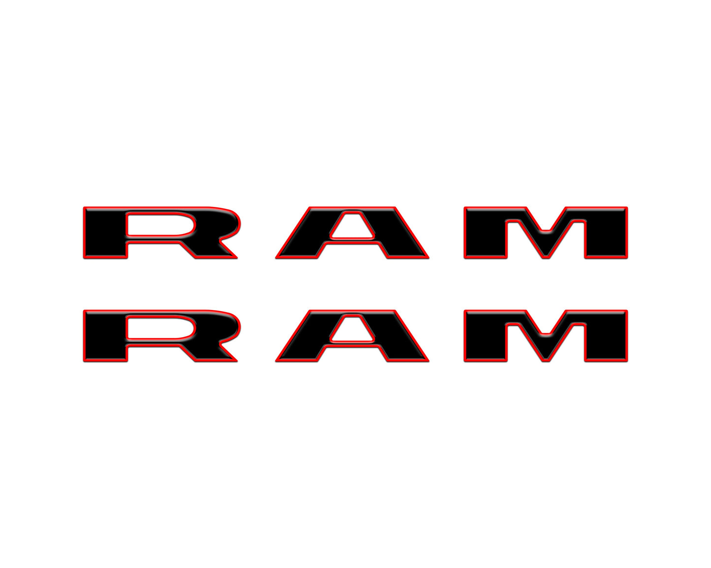 Front Door Emblem Overlays Fits 2025-2026 Ram 1500/2500/3500
