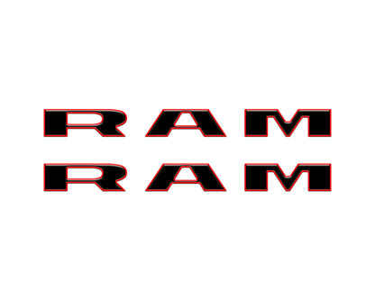 Front Door Emblem Overlays Fits 2025-2026 Ram 1500/2500/3500