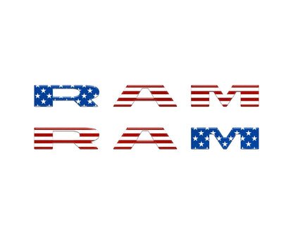 Front Door Emblem Overlays Fits 2025-2026 Ram 1500/2500/3500