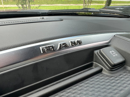 Center Dash Letter Overlays Fits 2025-2027 Ram 1500/2500/3500