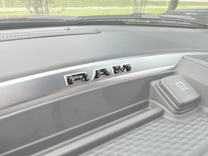 Center Dash Letter Overlays Fits 2025-2027 Ram 1500/2500/3500