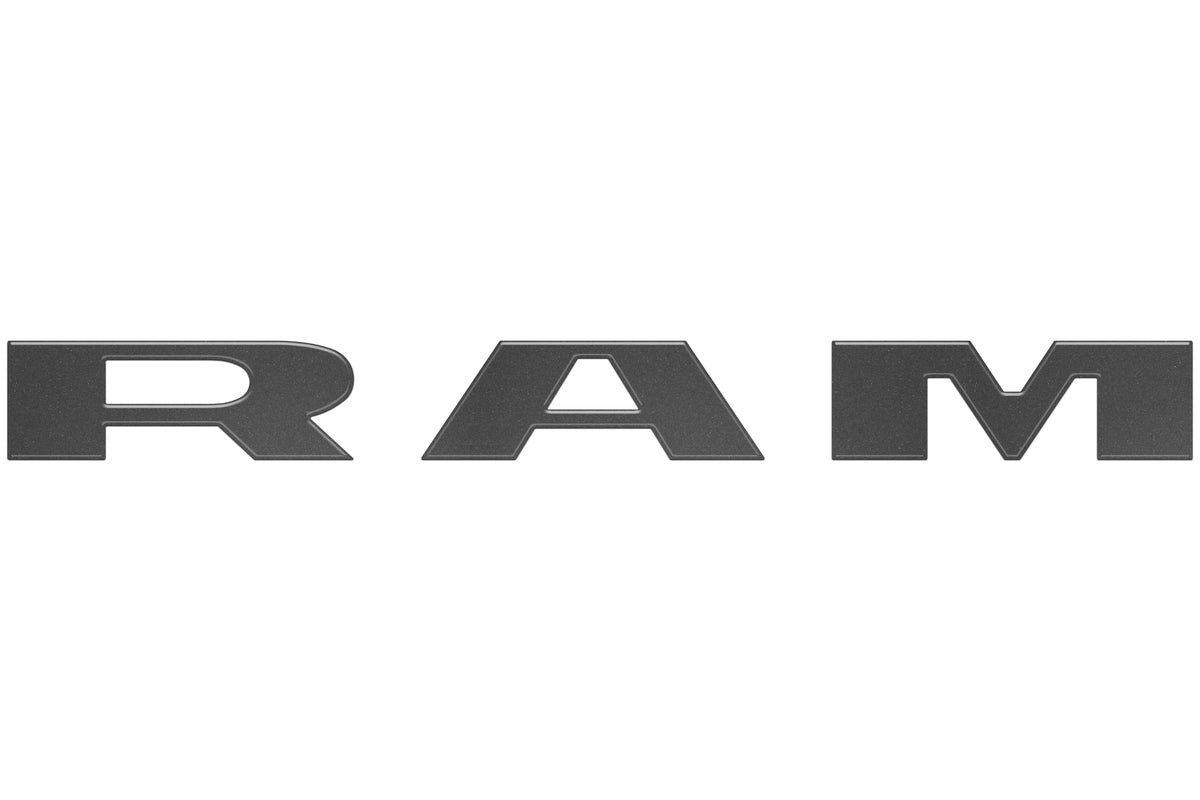 Tailgate Letter Overlays Fits 2025-2027 Ram 2500/3500